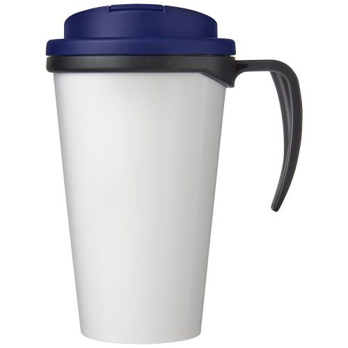 negro/azul Brite-Americano® Taza de 350 ml con tapa antigoteo