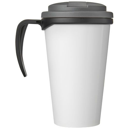negro/gris Brite-Americano® Taza de 350 ml con tapa antigoteo