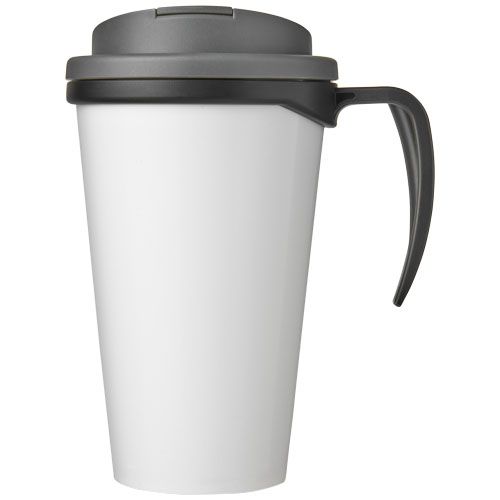 negro/gris Brite-Americano® Taza de 350 ml con tapa antigoteo