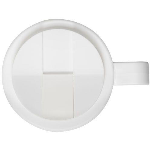 white Brite-Americano® Taza de 350 ml con tapa antigoteo