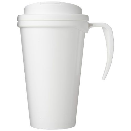 white Brite-Americano® Taza de 350 ml con tapa antigoteo