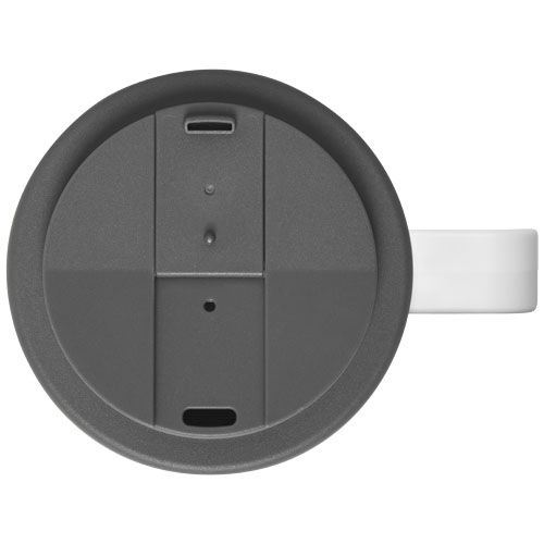 blanco/gris Brite-Americano® Taza de 350 ml con tapa antigoteo