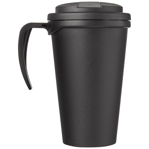 black Americano® Taza de 350 ml con tapa antigoteo