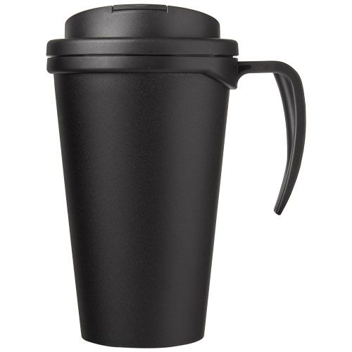 black Americano® Taza de 350 ml con tapa antigoteo