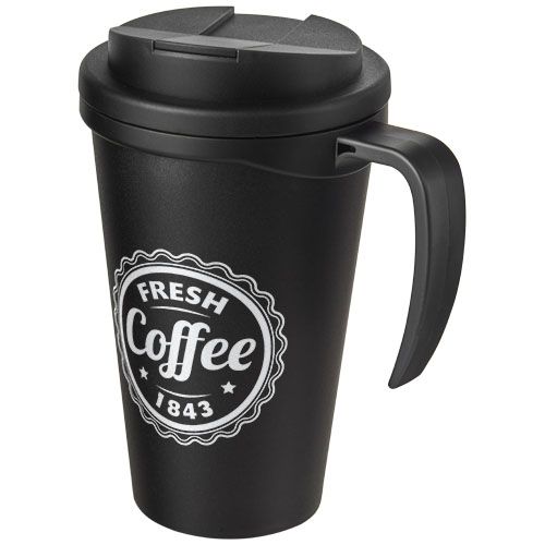 black Americano® Taza de 350 ml con tapa antigoteo