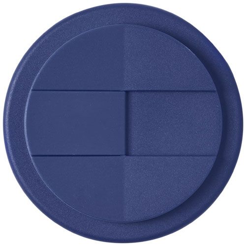 blanco/azul Americano® Taza de 350 ml con tapa antigoteo