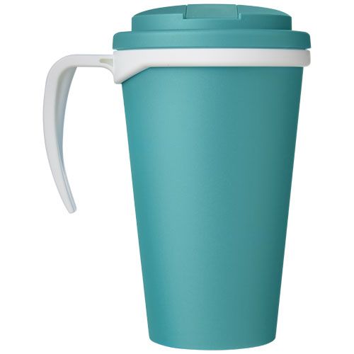 verde agua Americano® Taza de 350 ml con tapa antigoteo