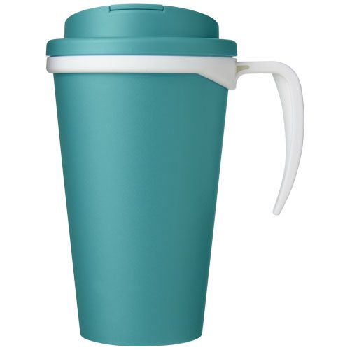 verde agua Americano® Taza de 350 ml con tapa antigoteo