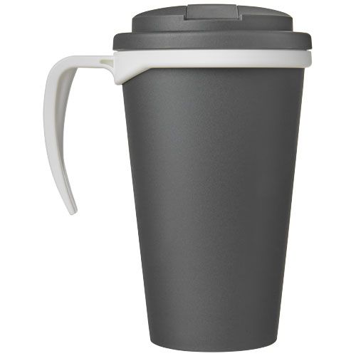 gray Americano® Taza de 350 ml con tapa antigoteo