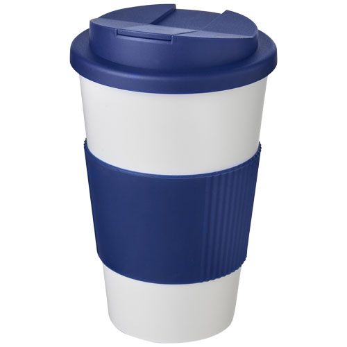 AMERICANO® VASO 350 ML CON AGARRE Y TAPA ANTIGOTEO