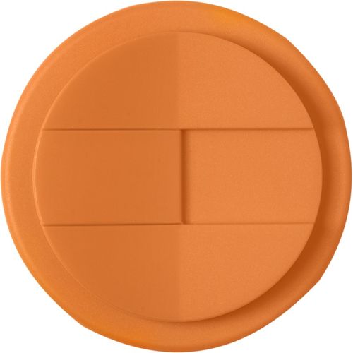 blanco/naranja Americano® vaso 350 ml con agarre y tapa antigoteo