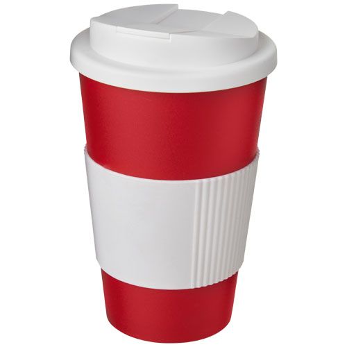 AMERICANO® VASO 350 ML CON AGARRE Y TAPA ANTIGOTEO