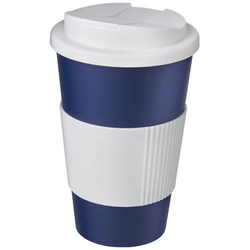 AMERICANO® VASO 350 ML CON AGARRE Y TAPA ANTIGOTEO