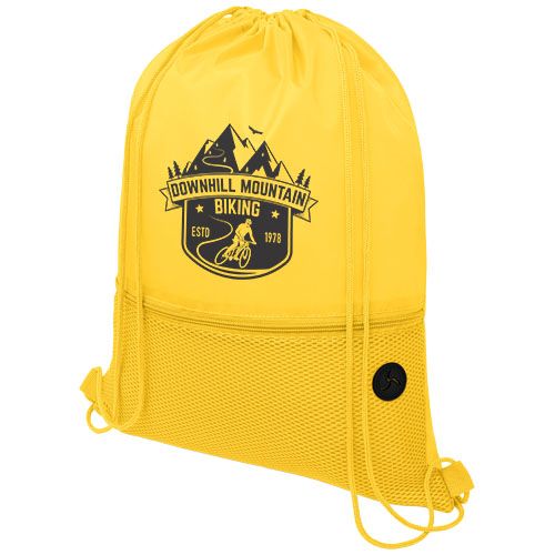 yellow Mochila de cuerdas y malla 5L