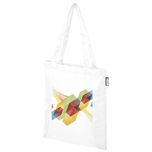 white Bolsa Tote de PET reciclado