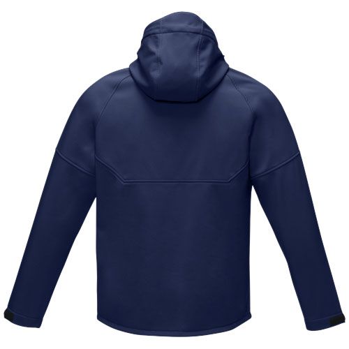 azul marino Chaqueta softshell reciclada para hombre