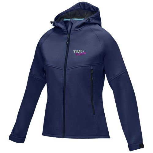 azul marino Chaqueta softshell reciclada para mujer