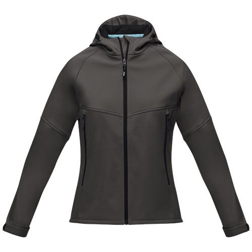 gris tormenta Chaqueta softshell reciclada para mujer