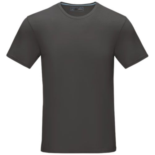 gris tormenta Camiseta orgánica de manga corta para hombre