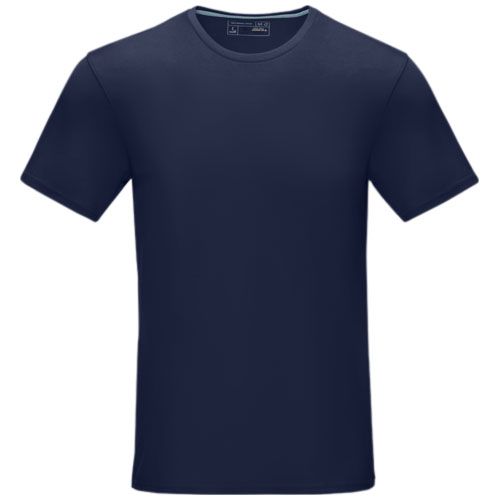 azul marino Camiseta orgánica de manga corta para hombre