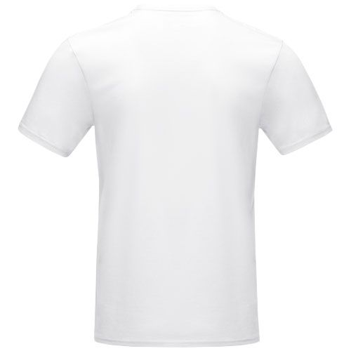 white Camiseta orgánica de manga corta para hombre