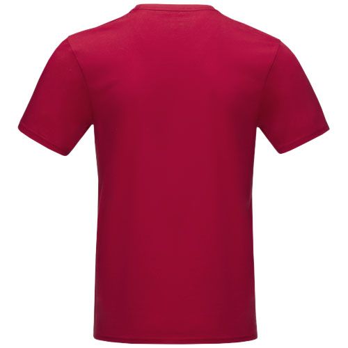 red Camiseta orgánica de manga corta para hombre