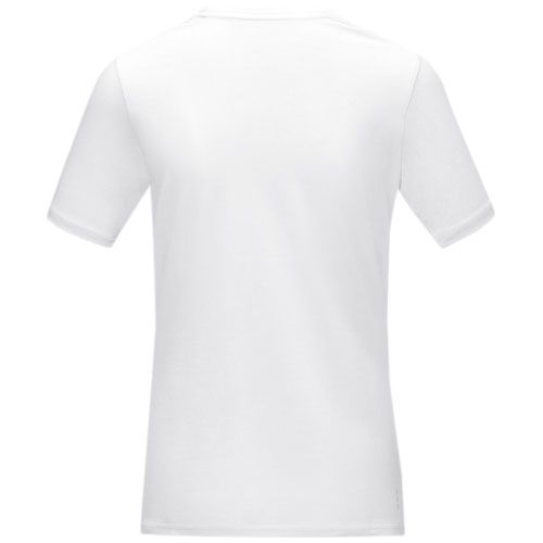 white Camiseta orgánica de manga corta para mujer