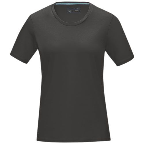 gris tormenta Camiseta orgánica de manga corta para mujer