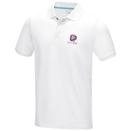 Polo orgánico de manga corta para hombre 