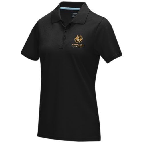 Polo orgánico de manga corta para mujer 