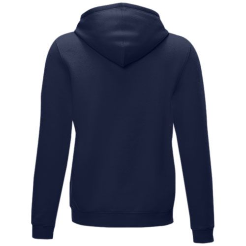 azul marino Sudadera con capucha y cremallera completa de orgánico para hombre