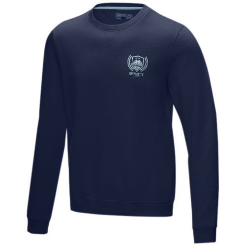 Jersey de cuello redondo orgánico para hombre 