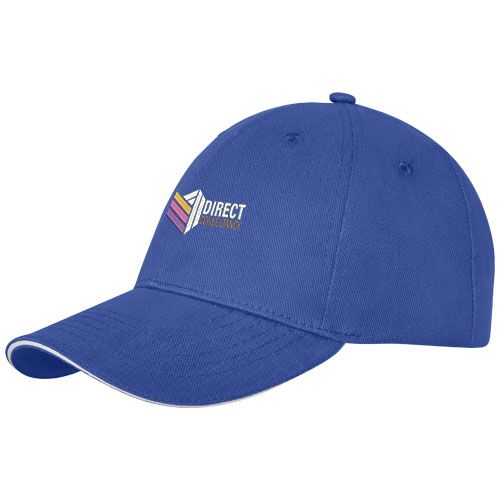 Gorra con ribete de 6 paneles 