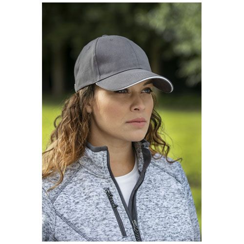 Gorra con ribete de 6 paneles 