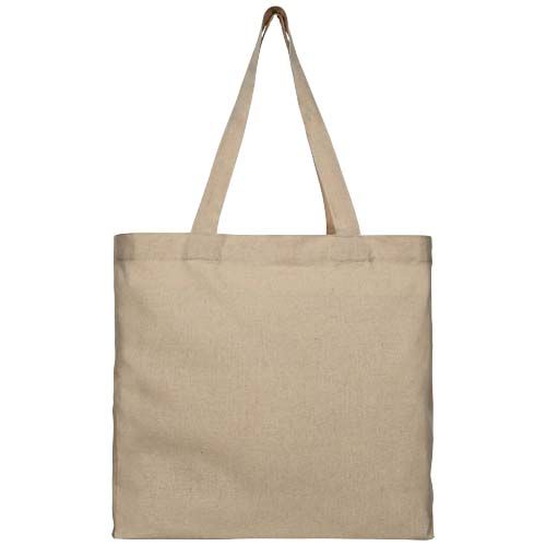 Bolsa Tote de algodón reciclado de 210 g/m² con refuerzos 