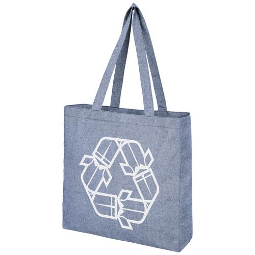 Bolsa Tote de algodón reciclado de 210 g/m² con refuerzos 