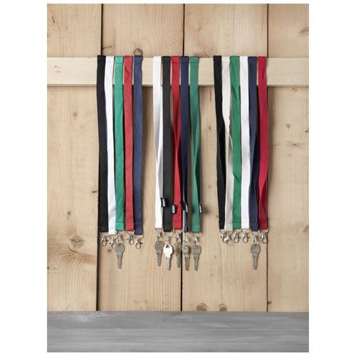 red Lanyard de PET reciclado con cierre independiente