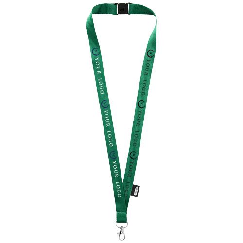 Lanyard de PET reciclado con cierre independiente 