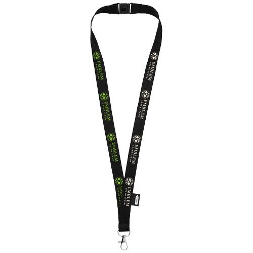 Lanyard de PET reciclado con cierre independiente 