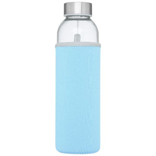 azul claro Botella de vidrio de 500 ml