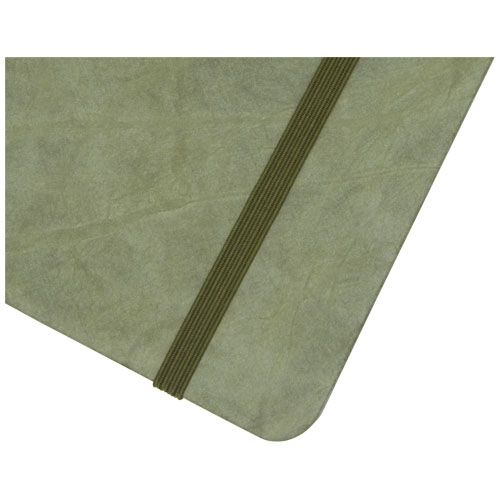 green Libreta de tamaño A5 de papel de piedra