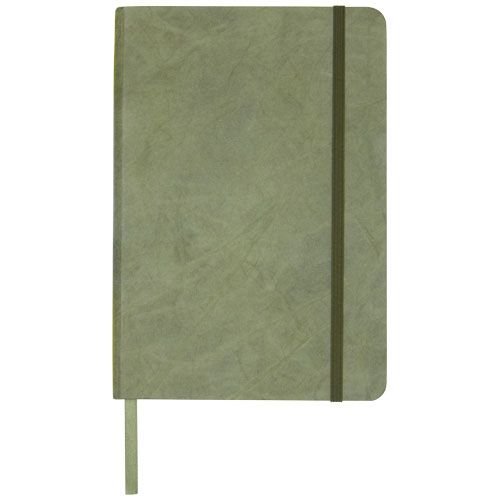 green Libreta de tamaño A5 de papel de piedra
