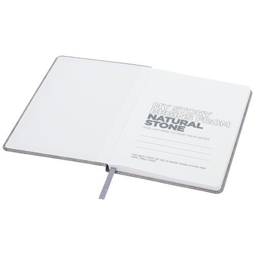 gray Libreta de tamaño A5 de papel de piedra