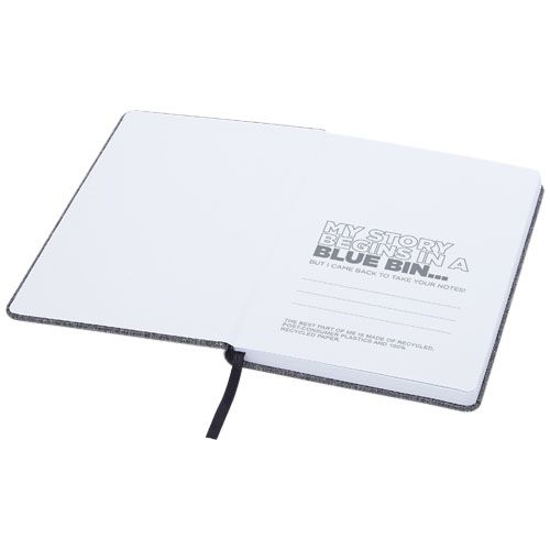 Libreta de tamaño A5 de PET reciclado 