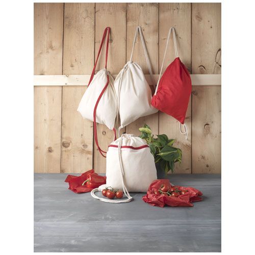 Sac à dos Oregon en coton de 140 g/m² avec cordon de serrage 5L - 4