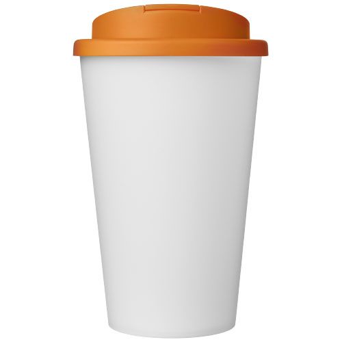 naranja/blanco Americano® Vaso térmico de 350 ml con tapa antigoteo