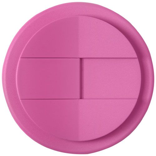 rosa/blanco Americano® Vaso térmico de 350 ml con tapa antigoteo