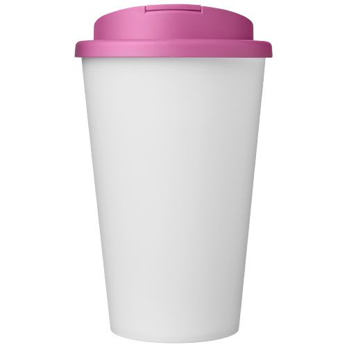 rosa/blanco Americano® Vaso térmico de 350 ml con tapa antigoteo