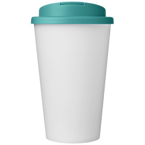 azul aqua/blanco Americano® Vaso térmico de 350 ml con tapa antigoteo