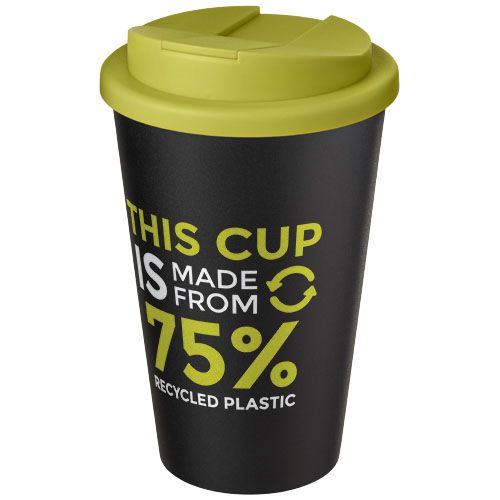verde lima/negro Americano® Vaso térmico de 350 ml con tapa antigoteo